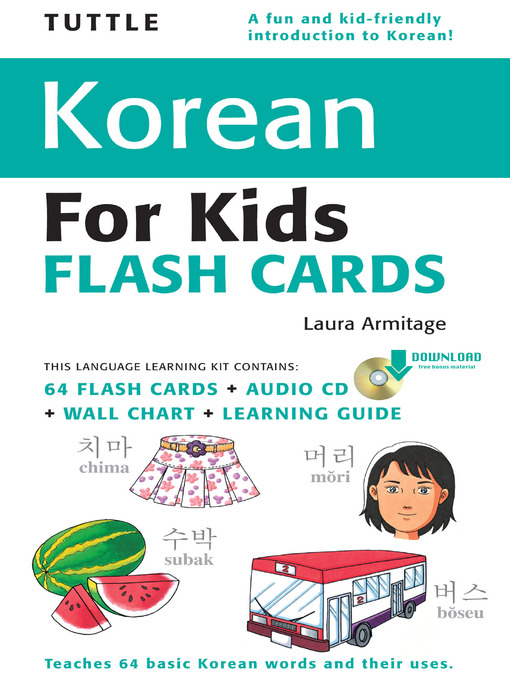 Cover image for Tuttle Korean for Kids Flash Cards Kit